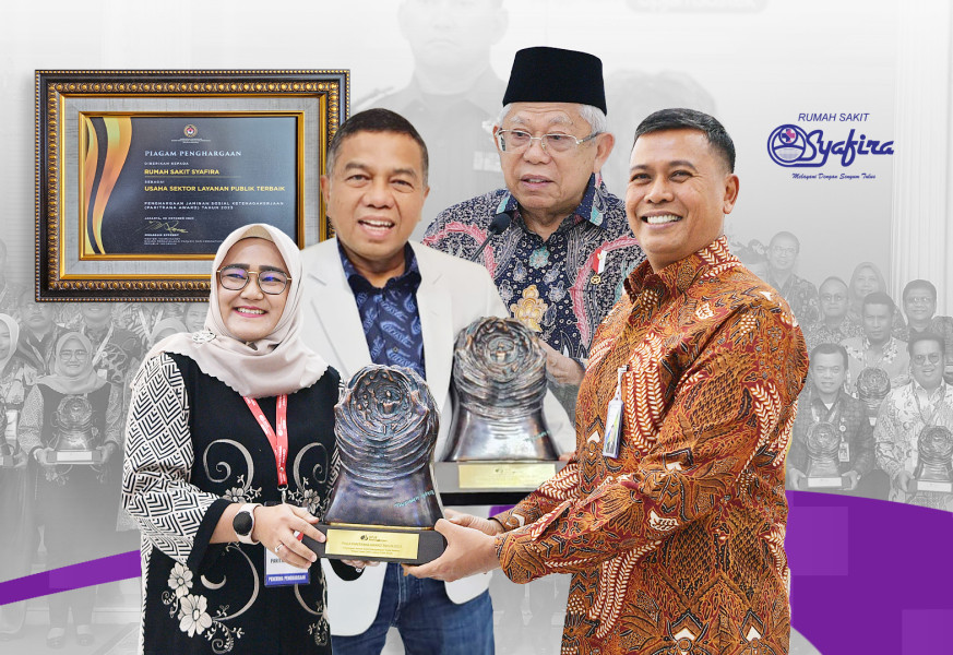 RS Syafira Pekanbaru Raih Penghargaan Terbaik Paritrana Award