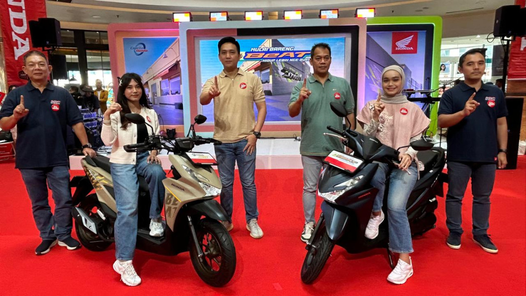 Capella Honda Launching All New Honda Beat di Mall SKA Pekanbaru