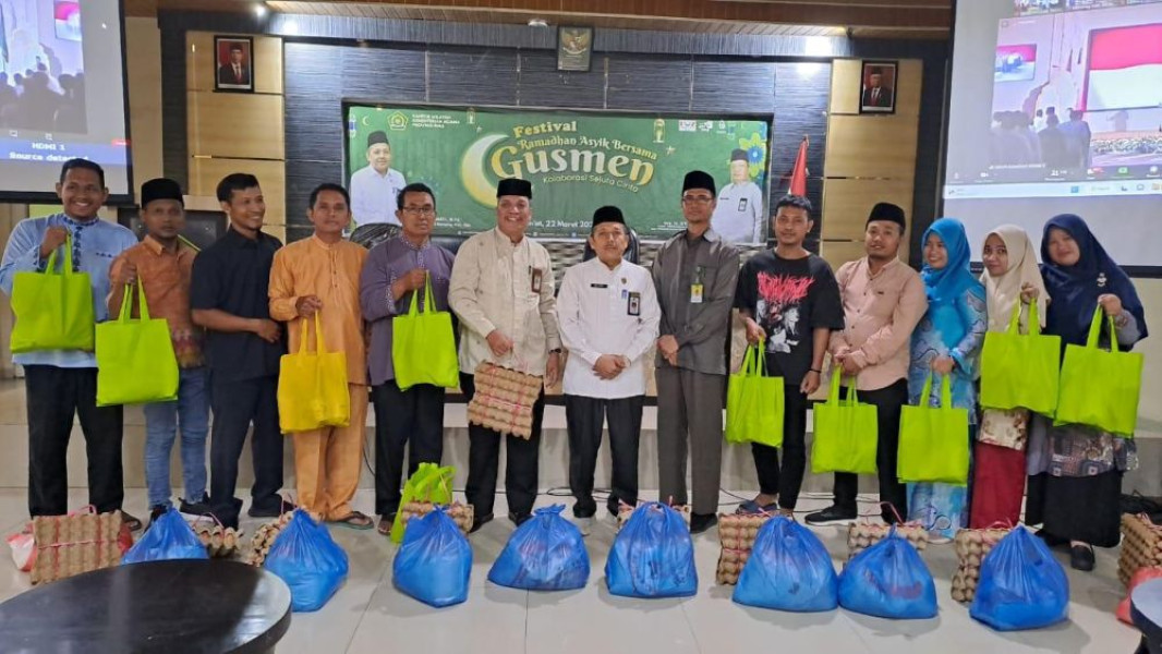 Festival Ramadan Kementerian Agama 1445 H, Provinsi Riau Salurkan 18.985 Paket Sembako