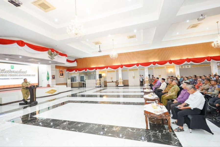 Gubri Edy Nasution Silaturahmi dengan Pendeta se-Provinsi Riau