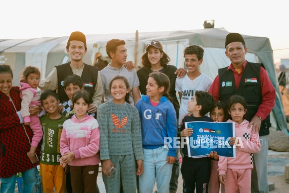 PCI NU Yordania Salurkan Bantuan untuk Warga Gaza yang Mengungsi di Perbatasan
