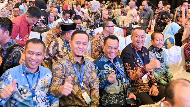 Wakil Bupati Kepulauan Meranti Ikuti Rakornas Kepegawaian BKN, Dukung Profesionalisme ASN sesuai Asta Cita