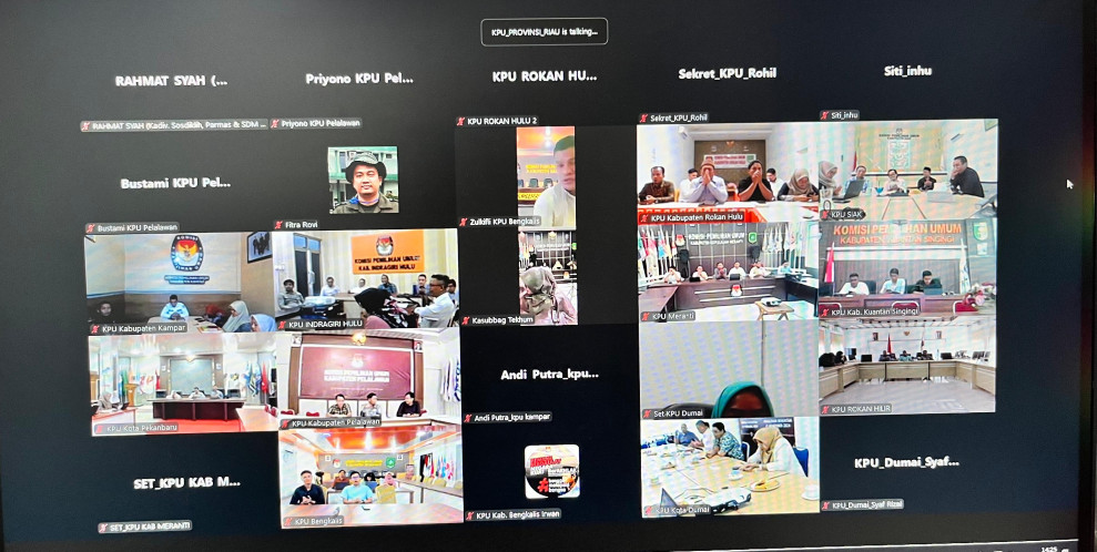 KPU Provinsi Riau Gelar Focus Group Discussion Kajian Teknis Pemilu 2024: Penataan Daerah Pemilihan