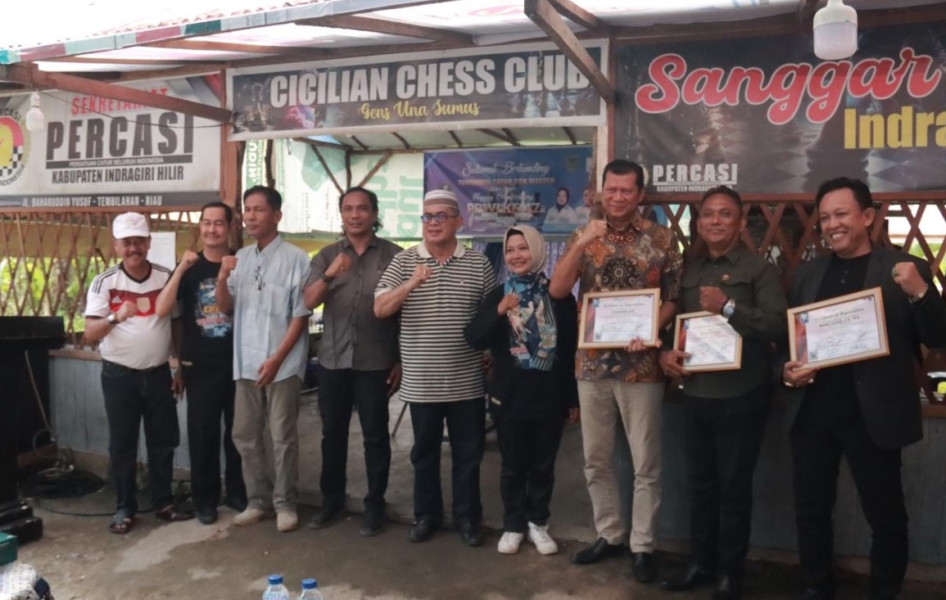 Pembukaan Turnamen Catur Non-Master dalam Rangka HUT PPWI Ke-17 di Inhil