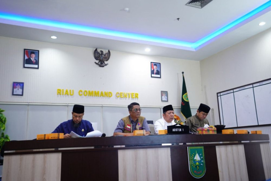 Pemprov Riau dan Kemenko Polkam Matangkan Persiapan Apel Siaga Karhutla