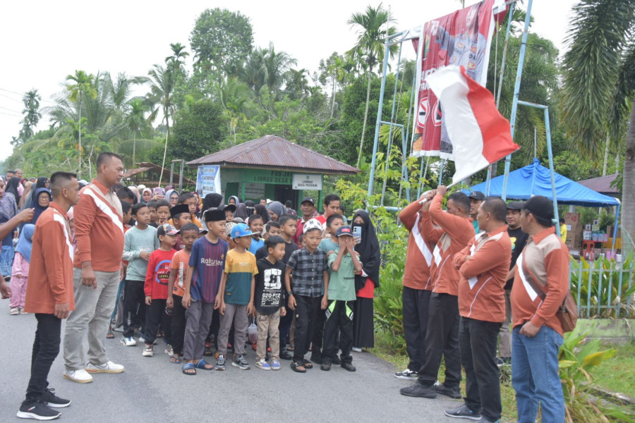 USP Sinar Harapan BUMDes Desa Pedekik, Gelar Jalan Sehat Bersama