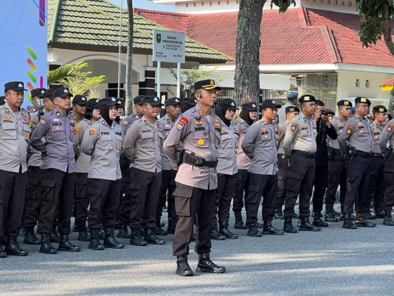 800 Personel Gabungan Siap Amankan Porwil XI Sumatra di Riau