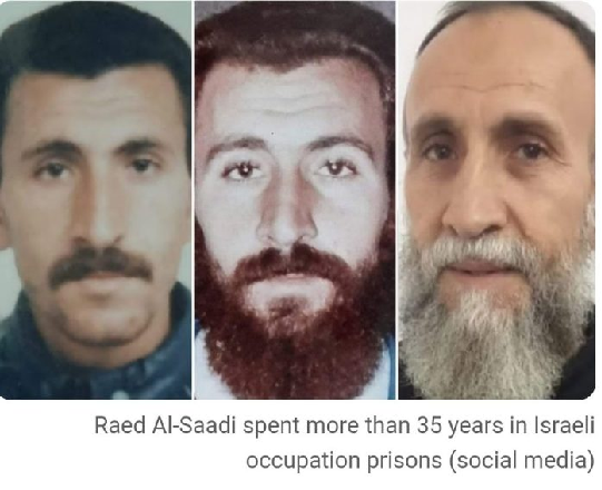 Tahanan Palestina Raed al-Saadi Bebas Setelah 36 Tahun Mendekam di Penjara Israel