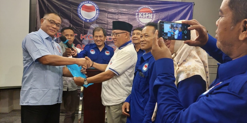 Empat Federasi Serikat Buruh Deklarasi Dukung Amin