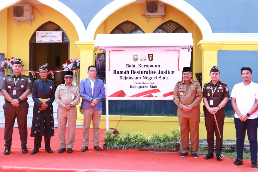 Resmikan Rumah Restorative Justice, Bupati Alfedri Harap Masyarakat Benar-benar Mendapat Keadilan Hukum