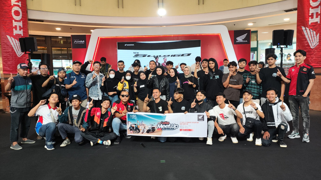 Puluhan Komunitas Hadiri Launching New Honda Stylo 160