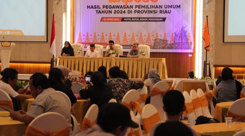 Bawaslu Riau Gelar Expose Hasil pengawasan Pemilihan Umum Tahun 2024 di Provinsi Riau