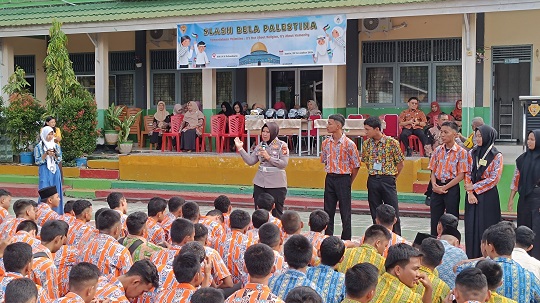Tingkatkan Kesadaran Berlalu Lintas, Polda Riau Gelar Kampanye Keselamatan di SMAN 11 Pekanbaru
