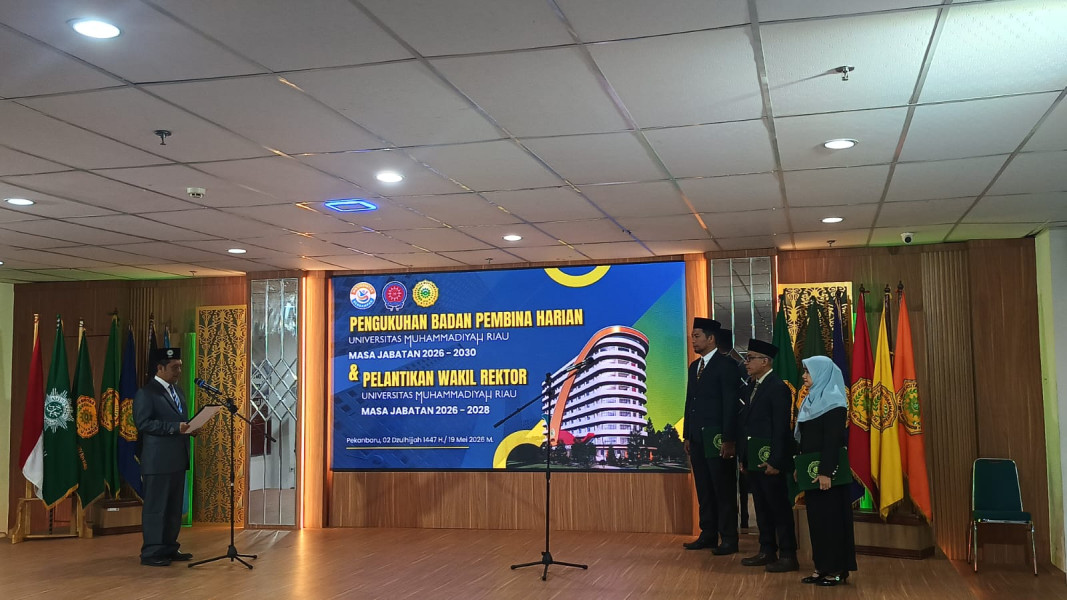 Tiga Wakil Rektor UMRI Resmi Dilantik