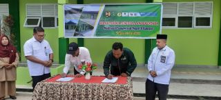 Kementerian PUPR Bantu Pembanguan MTsN 8 Kampar, Ini Harapan Plt Kakanwil Kemenag Riau
