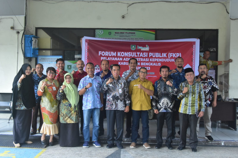 Pemkab Bengkalis Taja Forum Konsultasi Publik Pelayanan Administrasi Kependudukan