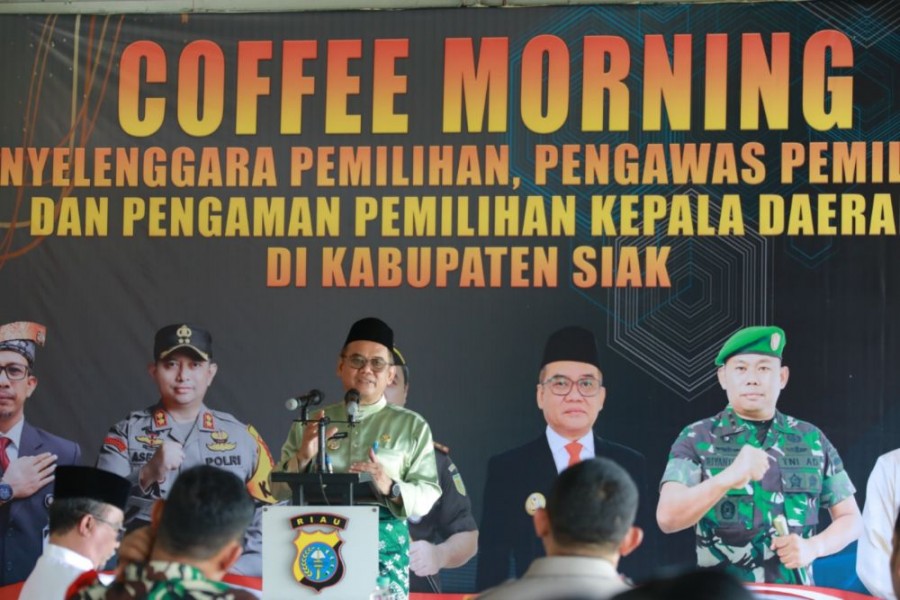 Pjs Bupati Siak Apresiasi Inisiatif Polres dalam Membahas Pilkada Damai