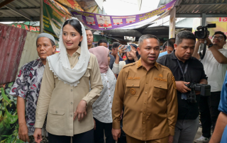 Gubri dan Wamendag Dialog dengan Pedagang Pasar Cik Puan