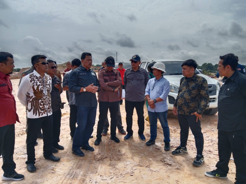 Respon Laporan Masyarakat, Pemkab Bengkalis Sidak Aktivitas Galian C di Pinggir