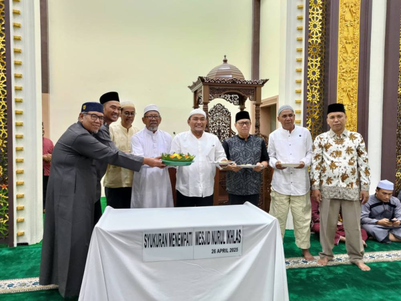 Wakil Wali Kota Dumai Resmikan Masjid Nurul Ikhlas, Warga Sambut dengan Syukuran