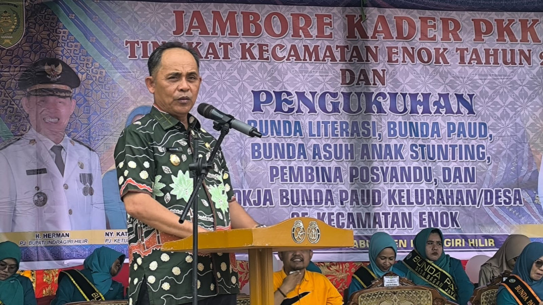 Enok, Pj.Bupati Herman Berharap Kader PKK Berperan Aktif di Masyarakat