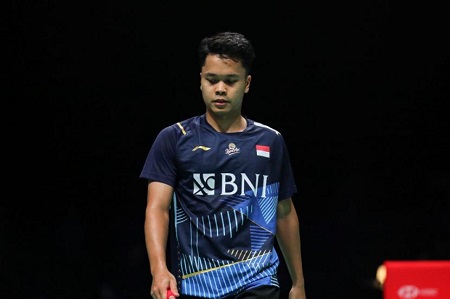 Langkah Pebulutangkis Indonesia Anthony Ginting Terhenti di 16 Besar  China Masters 2023