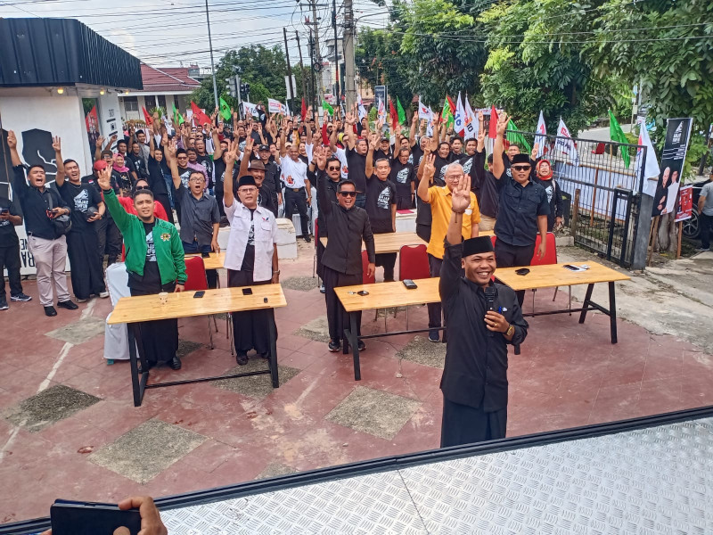 Launching Posko, Juara Aksi Indosiar Suwandi Jabat Ketua Pemenangan Ganjar - Mahfud di Riau