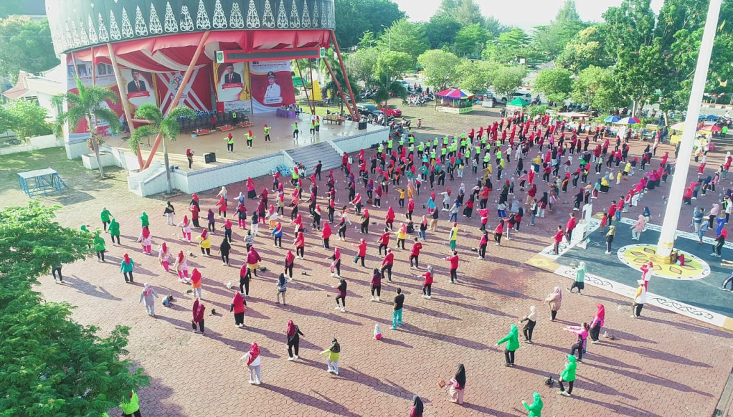 Peringati HON, Perwatusi Gelar Senam Sehat Bersama