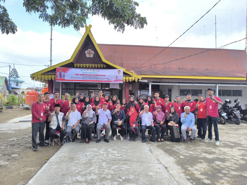 Tim Surveyor Lembaga Akreditasi Prima Husada Pantau UTD PMI Kabupaten Indragiri Hilir