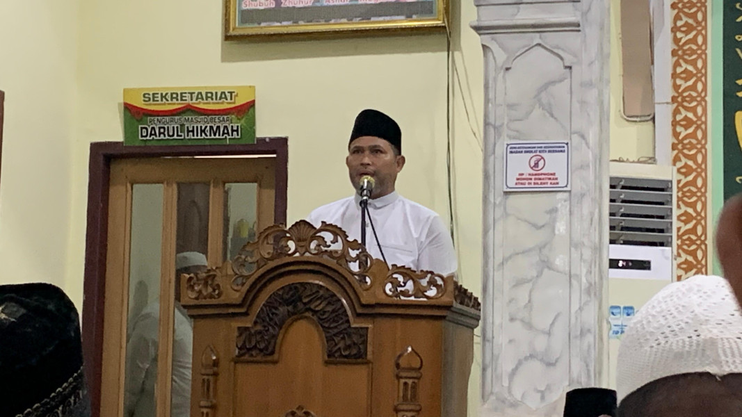 Peringatan Isra’ Mi’raj di Masjid Besar Darul Hikmah Tembilahan