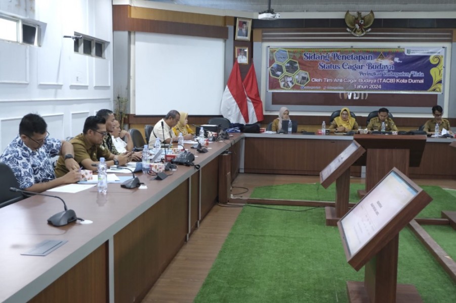 Disdikbud Dumai Bersama TACB Telah Lakukan Sidang Penetapan Cagar Budaya