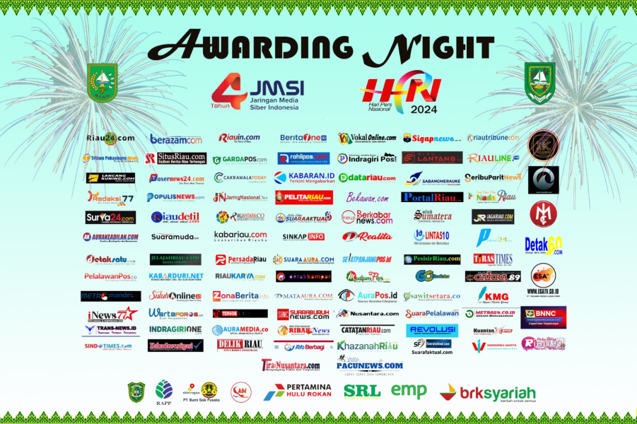 Puncak HUT JMSI Malam Ini, Sejumlah Tokoh Riau dan Koorporasi Bakal Terima Penghargaan