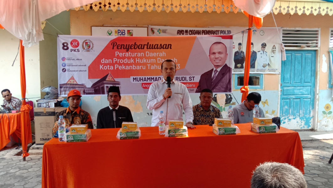 Ketua DPRD Pekanbaru M Sabarudi Jelaskan Terkait Perda Penyelenggaraan Kesejahteraan Sosial