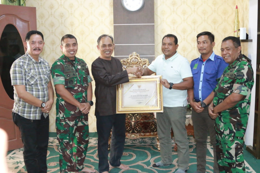 Turut Bantu Penanganan Banjir, Pemkab Inhil Beri Apresiasi PT.Setia Agrido Mandiri