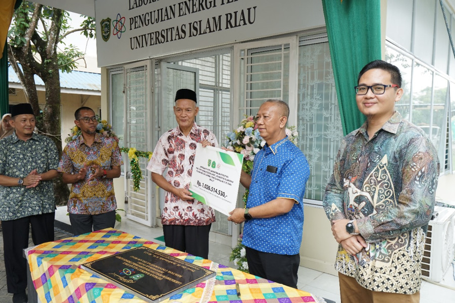 UIR Resmi Miliki Laboratorium dan Pengujian Energi Terpadu