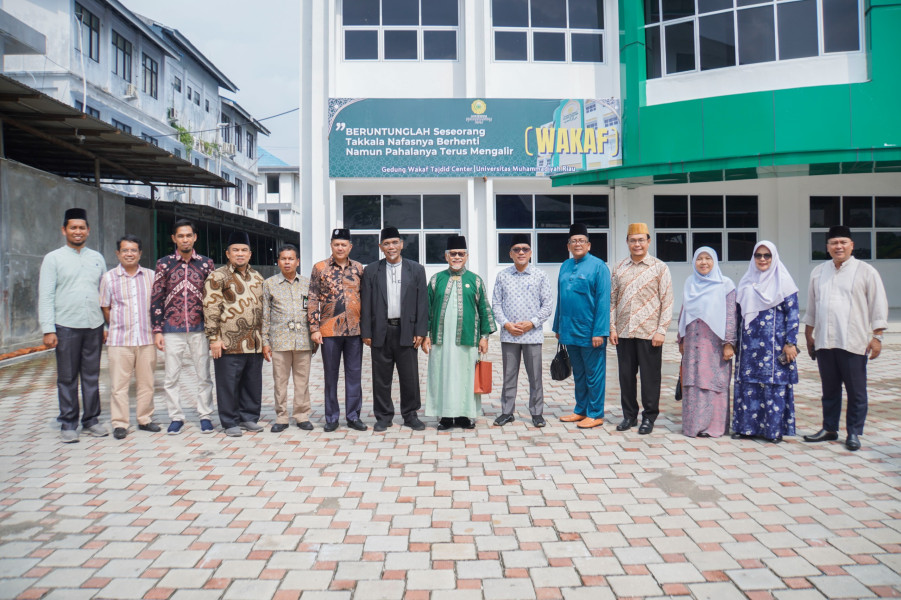 Sekretaris Jenderal World Zakat And Waqf Forum Kunjungi Gedung Wakaf Tajdid Center UMRI