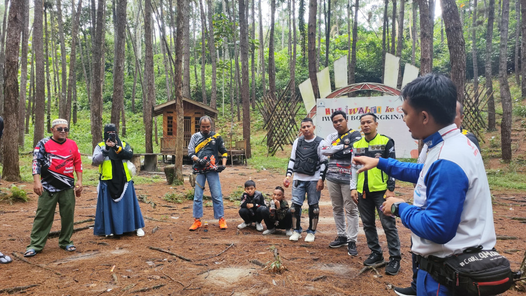 Honda PCX Club Indonesia Chapter Kampar Hangout di Kota Bangkinang