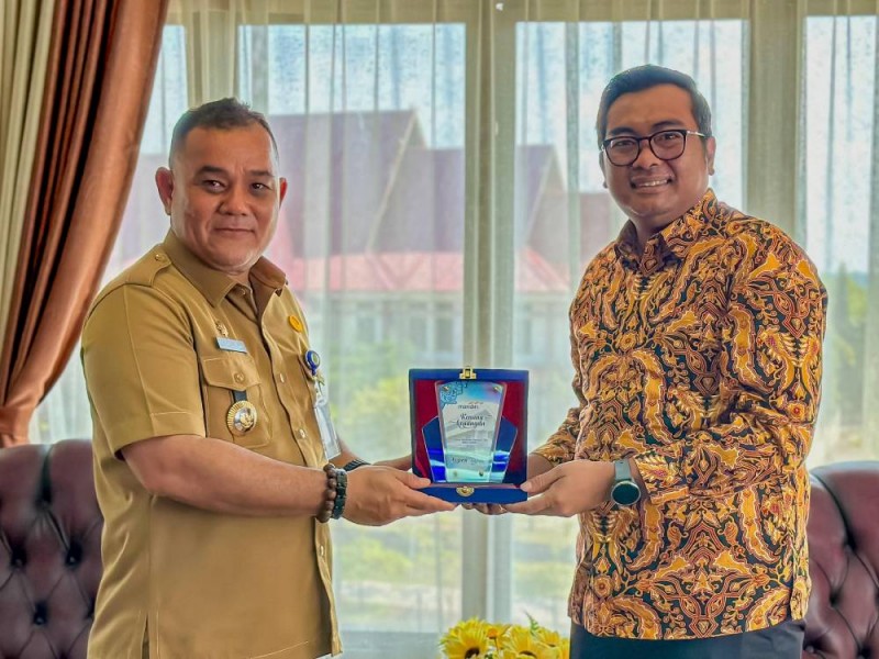 Sama-Sama Baru di Kota Dumai, Pjs Wako Sambut Hangat Audiensi Area Head Dumai Bank Mandiri