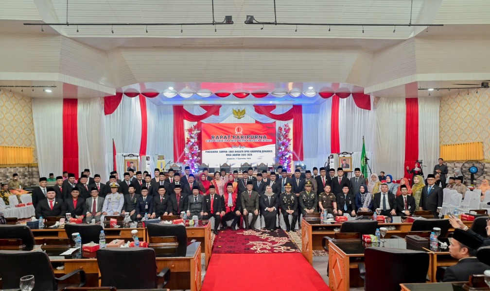 45 Anggota DPRD Bengkalis Periode 2024-2029 Resmi Dilantik