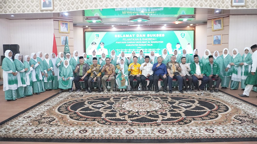 Hadiri Pelantikan Pengurus Al Washliyah, Bupati Rohil Ajak Al Washliyah Bangun Daerah