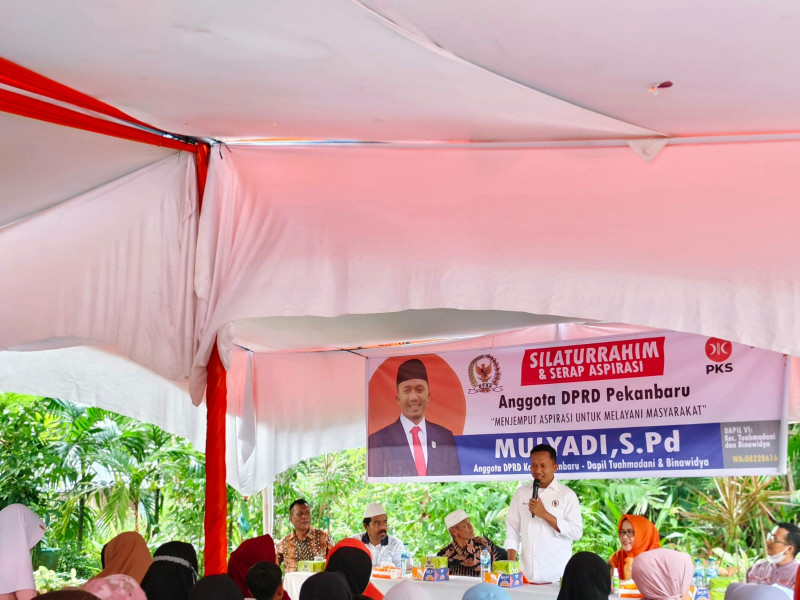 Anggota DPRD Pekanbaru Mulyadi Tampung Aspirasi Warga Jalan Kubang Raya