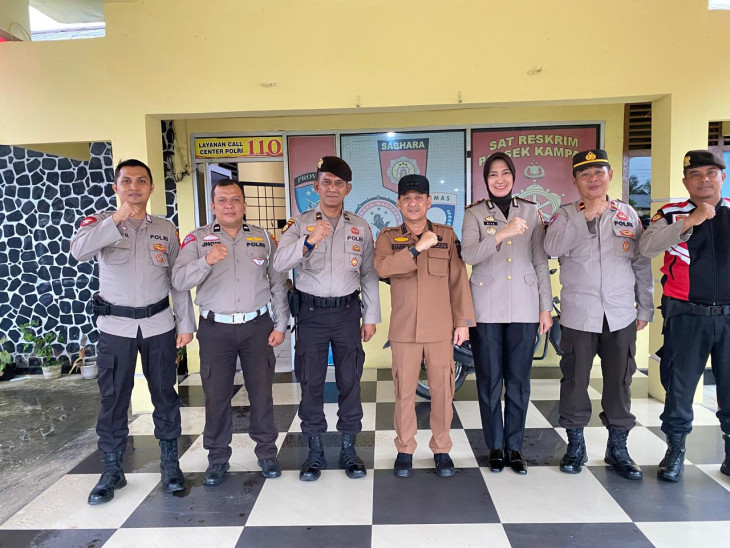 Pj Bupati Kampar Hambali Lakukan Kunjungan ke Polsek Kampar