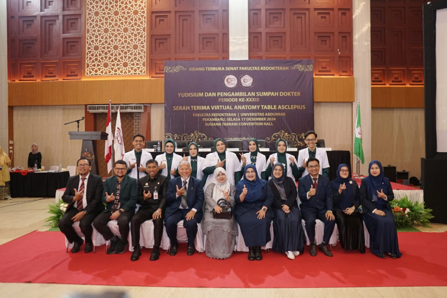 Satu-satunya di Riau, FK Univrab Pekanbaru Kini Punya Virtual Anatomy Table Asclepius