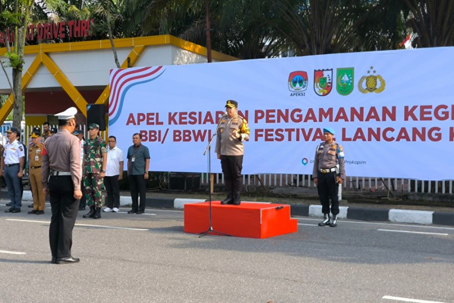 1.525 Personel Gabungan Siap Amankan Raker Apeksi, Gebyar BBI BBWI, dan Lancang Kuning Carnival