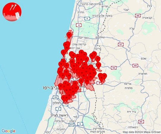 Tel Aviv Gelap Gulita Dihajar Rudal Canggih Hizbullah