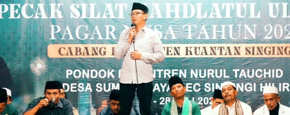 Pj Sekda Kuansing Hadiri Pengukuhan Pencak Silat Pagar Nusa