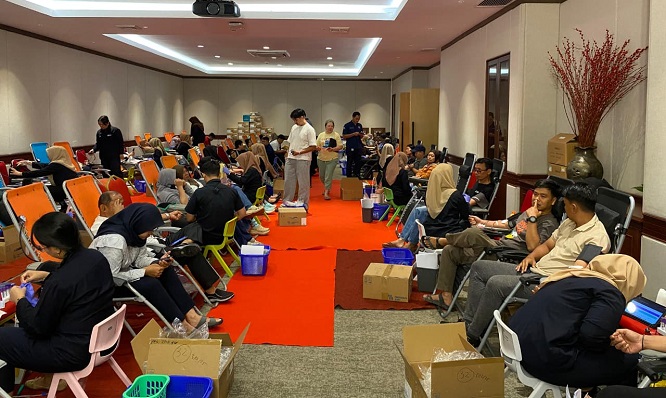 Tradisi Kemanusiaan yang Terus Mengalir: KDD Riau Kompleks Kumpulkan 1.020 Kantong Darah