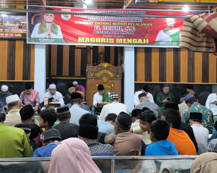 Pemkab Pelalawan Sediakan Layanan Cek Kesehatan Gratis Pada Kegiatan Magrib Mengaji