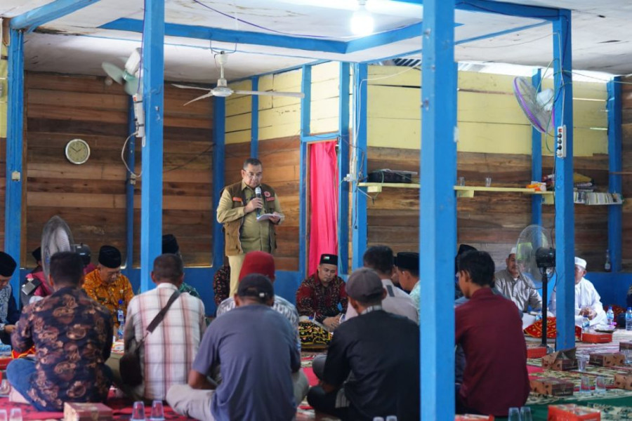 Gubri Edy Nasution Silaturahmi bersama Masyarakat Desa Aliantan Rohul