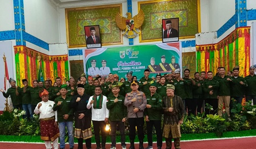 Resmi Dilantik, KPP Tampilkan Cara Berbeda Bersama Tokoh Pelalawan